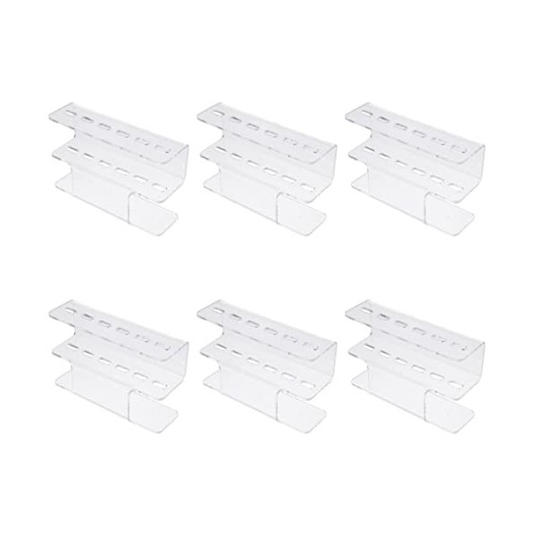 NUOBESTY 7 Pièces Étagère De Rangement Support De Pince à Épiler Porte-pince à Épiler Pince à Cils Pour Extensions Fouetter P