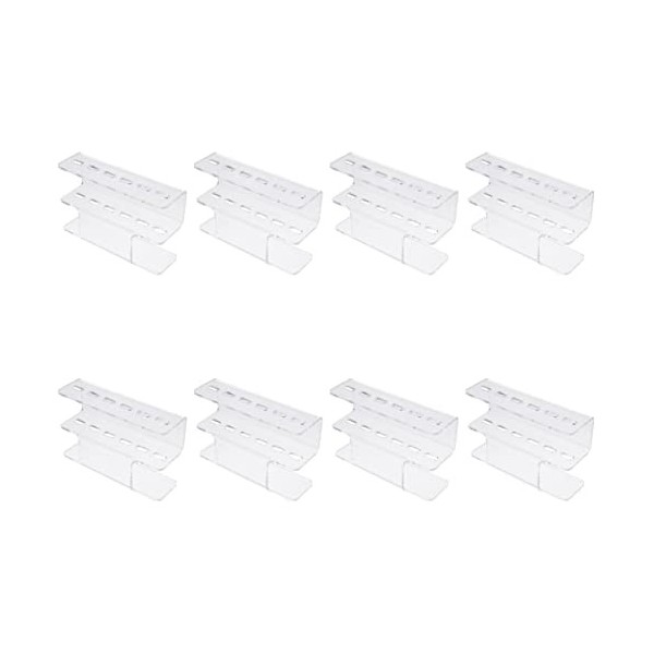 NUOBESTY 7 Pièces Étagère De Rangement Support De Pince à Épiler Porte-pince à Épiler Pince à Cils Pour Extensions Fouetter P