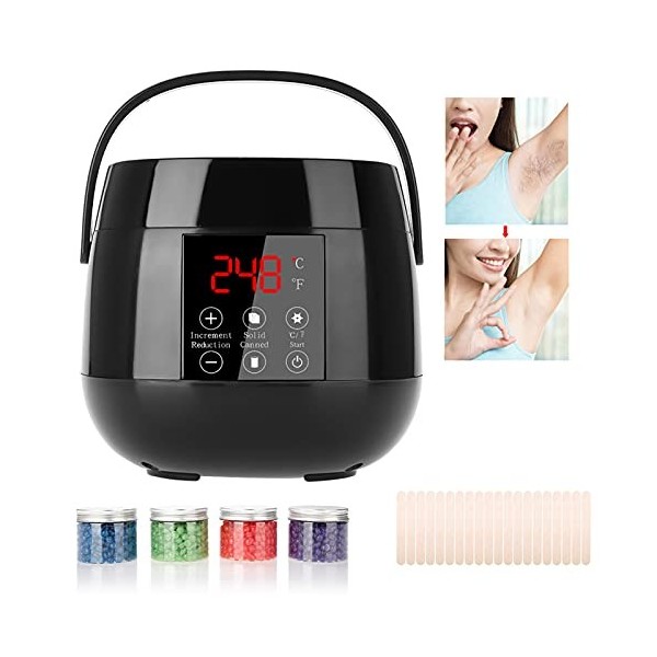 Appareil Chauffe Cire Epilation, Chauffe Cire Epilation, Chauffe Cire, Réchauffeur de Cire pour Épilation, Cire Électrique Pr