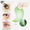 O³ Lot de 30 paires de patchs pour les yeux - Masque contour des yeux au Collagène - Spiruline et algues - Masque anti-cernes