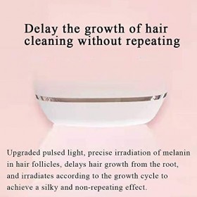 LQG IPL Épilation Device 500000 clignotements 5 Niveaux dénergie permanente à Domicile Traitement des Cheveux pour Bras Aiss