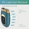 CARER BEAUTY Épilateur à Lumière Pulsée IPL, 999999 Flashs Dépilation à usage Domestique, IPL Épilateur Intense avec 2 Modes