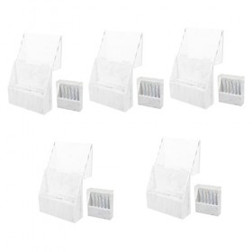 minkissy 5 Pièces Support De Rangement Pour Pinces à Épiler Acrylique Rangement Pour Salon Porte-pince Pince à Cils Pour Exte