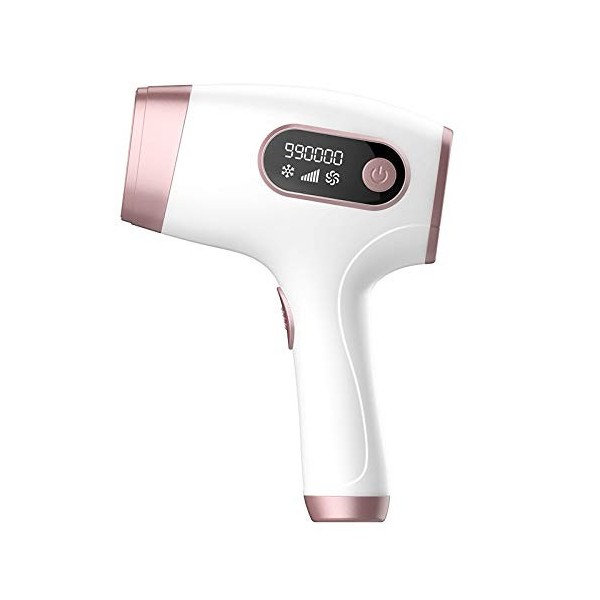 HIZQ Epilateur À Lumière Pulsée Indolore IPL Épilation avec 999,000 Flashes pour Femme Et Homme Définitive Epilation pour Cor