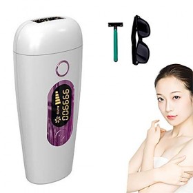 Appareil Dépilation Lumière Pulsée, Épilation Permanente Indolore, Mis À Niveau À 900000 Flashs, Peut Être Utilisé Pour La M