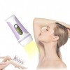 500000 Épilateur laser IPL pulsé Épilation permanente sans douleur Convient pour femmes et hommes, aisselles, jambes, ligne d