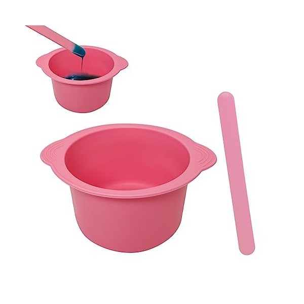 Bol de cire en silicone pour lépilation, doublure de cire en silicone de rechange pour chauffe-cire, pot de cire antiadhésif