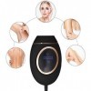 HIZQ Épilateur Lumière Pulsée, Epilateur Laser Definitif, IPL Épilation avec 500,000 Flashs Compresse De Glace, 2 Modes, 5 Ni