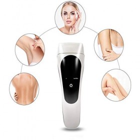 HIZQ Epilateur À Lumière Pulsée Indolore IPL Épilation avec 500,000 Flashes IPL Épilateur Intense avec 2 Modes pour Femme Et 