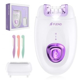 Épilateur Électrique Sans Fil 2 en 1 pour Épilation et Rasoir-NO6