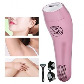 KOSDFOGE 999,999 Flashs Visage Corps Aisselles IPL Épilation Appareil Professionnel Épilation Machine Rose 100‑240V