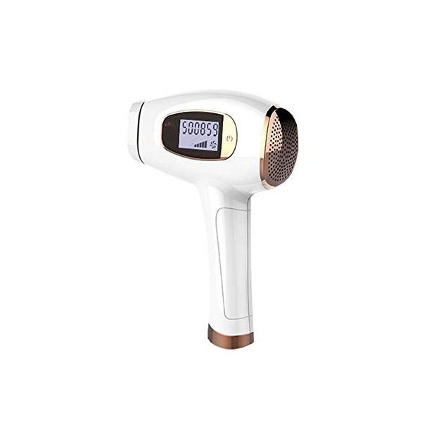 HIZQ Epilateur Lumière Pulsée,500,000 Flashs IPL Epilation Definitive 2 Modes 5 Niveaux Dnergie Epilateur Electrique pour Hom