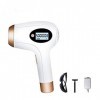 Dispositif dépilation IPL Hair Remover 500 000 impulsions lumineuses Dispositif dépilation permanent pour femmes et hommes