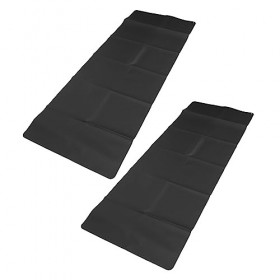 Tapis de Mise à la Terre 2 Pièces, Soulagement du Stress Réduire Linflammation Tapis de Mise à la Terre en Cuir PU Doux avec