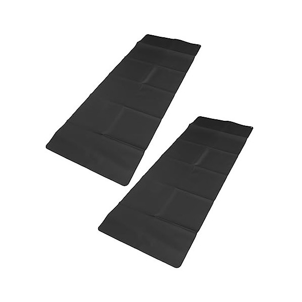 Tapis de Mise à la Terre 2 Pièces, Soulagement du Stress Réduire Linflammation Tapis de Mise à la Terre en Cuir PU Doux avec