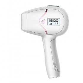 HIZQ Epilateur À Lumière Pulsée, IPL Appareil Depilation Définitive Professionnel 350,000 Flashs Compresse De Glace 5 Niveau