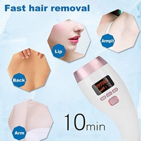 990000 Flashes Dispositif Dépilation Permanent Indolore, épilateur sur la Ligne de Bikini des Aisselles des Jambes du Visage