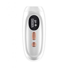 LFMXLD Épilateur IPL Domestique, 500 000 Épilation Clignotante du Corps, Machine Dépilation Portable Multifonctionnelle,Blan