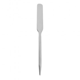 ZJchao Spatule Beauté, Spatule Fond de Teint Liquide, Agitateur Ergonomique de Maquillage Nail Art en Acier Inoxydable, pour 