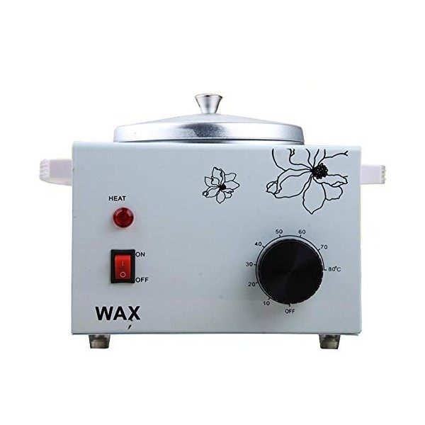 WWaxHeater Chauffe Cire Professionnel Chauffe-Cire Ajustable Température Cheveux Suppression Dépilatoire La Cire Machine Mult