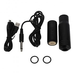 2 en 1 Stylo de Tatouage sans Fil DC Connecteur 2400 MAh Moteur sans Fil Batterie de Machine à Tatouer Rotative pour Shader L