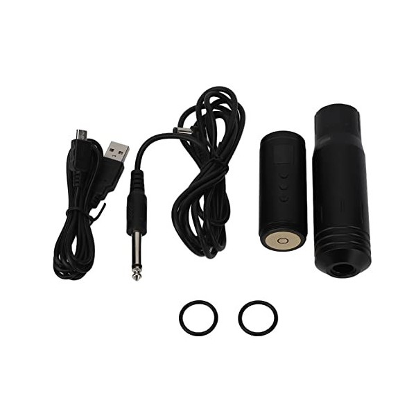 2 en 1 Stylo de Tatouage sans Fil DC Connecteur 2400 MAh Moteur sans Fil Batterie de Machine à Tatouer Rotative pour Shader L