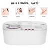 Chauffe-cire 270W, femmes hommes épilation professionnelle Wax Bean Wamer Machine pour tout le corps Spa visage bras aisselle