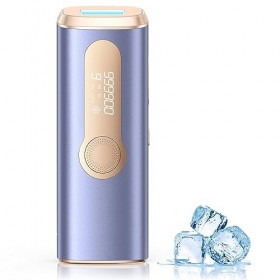 Épilateur Lumière Pulsée avec Point de Congélation,Épilation IPL Épilateur Laser 999,900 Flashes avec 9 Niveaux dénergie Amé