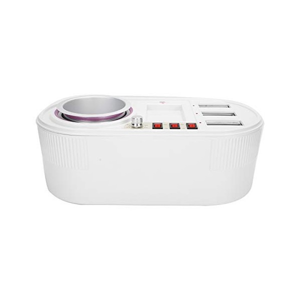 Chauffe-cire Dépilation 270W, Machine de Chauffage de Cire, Kit de Chauffe-cire avec Bouton de Commande de Thermostat Réglab