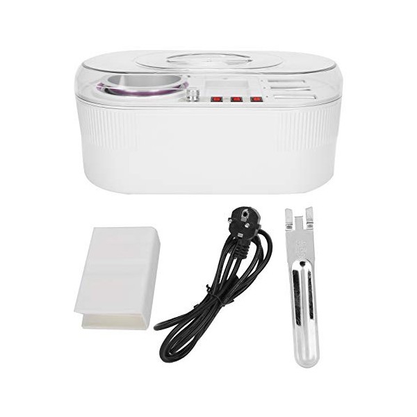 Chauffe-cire Dépilation 270W, Machine de Chauffage de Cire, Kit de Chauffe-cire avec Bouton de Commande de Thermostat Réglab