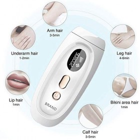 Machine dépilation de limpulsion 500000, épilateur portatif permanent de chargement initial, épilation indolore faciale de 