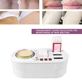 Réchauffeur de cire dépilation, 270W Wax Bean Wamer Machine pour femmes hommes Épilation, chauffe-cire électrique pour tout 