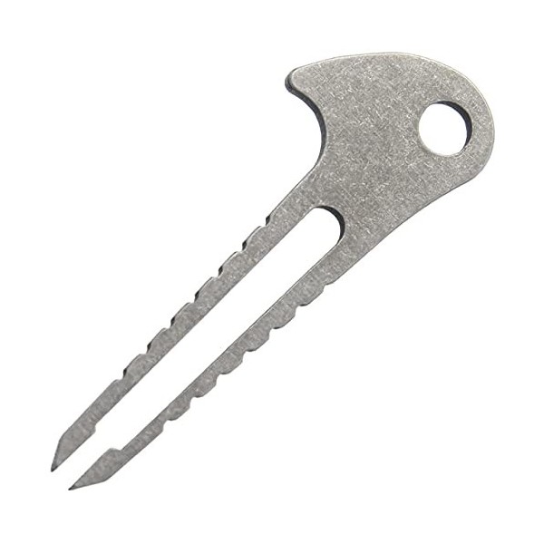 KeyBar TI-TWZR Pince à épiler en titane 4,8 cm