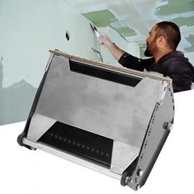 Boîte plate de grattage de mastic, outil de finition de mur multifonctionnel dopération facile résistant à la corrosion avec