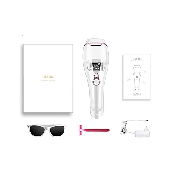 Epilateur Electrique Visage Femme Homme sourcil Laser Épilateurs à lumière pulsée ipl Satin Glow Sensation de Glace Convient 