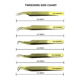 Pince à épiler professionnelle à pointe en fibre pour extensions de cils