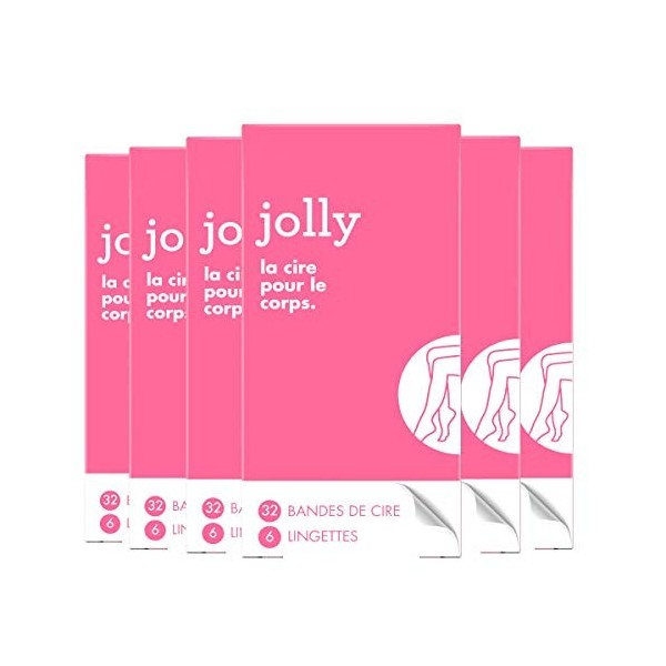 Jolly Bandes de Cire Corps pour Femme, 3640g