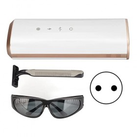 Appareil Dépilation, EpilatorIce Appareil Dépilation Ondes de Lumière Rouge Rajeunissement de la Peau Instrument Dépilatio