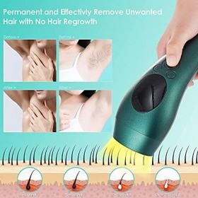 RENXR 999 999 Fois Épilation Permanente Flash Dispositif Dépilation IPL Épilation des Jambes, des Aisselles, du Visage, des 