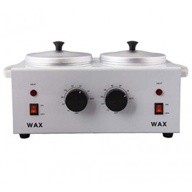 KEDUODUO Double Pot Chauffe-Cire électrique Professionnel Double Salon Professionnel Outil dépilation à la Paraffine Chaude 