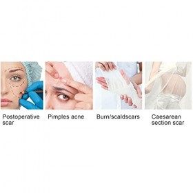 Supprimer la Cicatrice, 1 Autocollant Invisible de Couverture de Cicatrice de Gel de PCS, Autocollant Invisible de Couverture