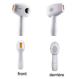 CNV lépilation laser 3 dans 1 kit pour corps, visage et lépilation bikini, dispositif permanent
