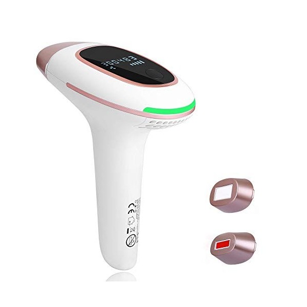 YLXD Advanced Épilateur Lumière Intense Pulsée IPL,épilation permanente des Poils Visibles du Corps et du Visage à la Maison,