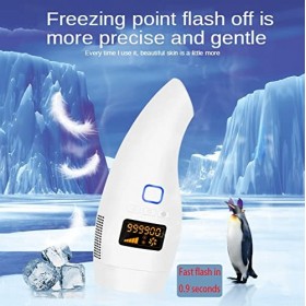 Umerk Épilateur Laser Épilateur au Laser Machine dépilation électrique sans Douleur Épilateur Color : Silver, Plug Type : B