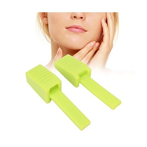 Jaw Trainer Jaw Trainer, Jaw Exerciser Silicone LéGer Portable Massage Muscle Promouvoir la Circulation Sanguine Bouche Ouver