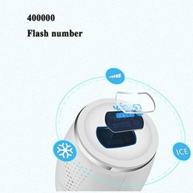 Épilation définitive à lépilateur, 400 000 flashs et 5 réglages indolores, avec fonction glacée, adaptée à lépilateur de ja