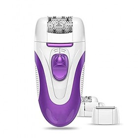 NCRD Épilateur, épilation électrique, Trois têtes interchangeables, épilateur de Cheveux USB Rechargeable et dissolvant de ca