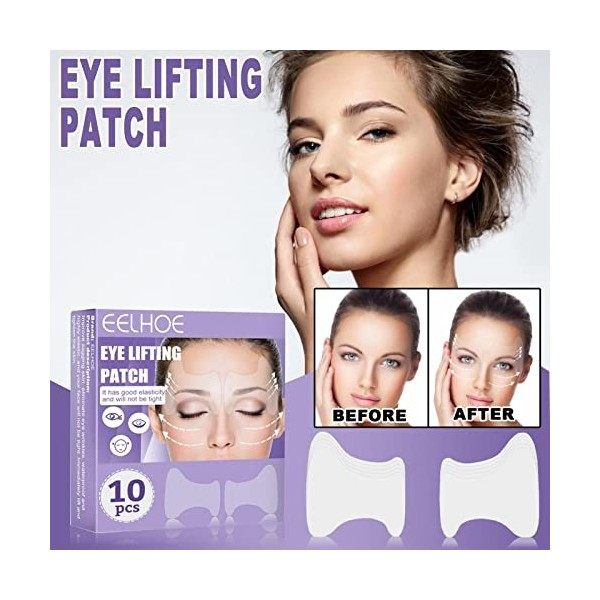 Luckxing Réducteur de Rides Face Lift Tapes Invisible Maquillage Face Lifting Patch, Bande de Recharge Ultra-Fine pour Instan