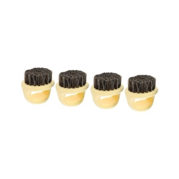 FRCOLOR 4 Pièces Peigne À Barbe Pour Hommes Hommes Blaireau Peigne Cuir Chevelu Masseur Brosse Brosse De Nettoyage Multifonct