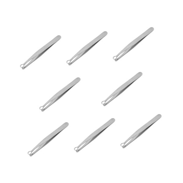 FRCOLOR 3 Pcs Ciseaux À Poils De Nez Épilation Du Nez En Métal Pince À Poils Du Nez Pince À Épiler Pour Extensions De Cils Co